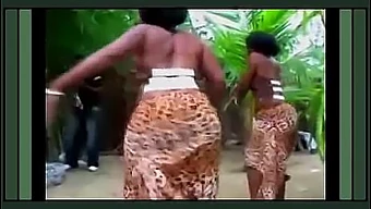 Spettacolo di twerking di culo e mutandine africane